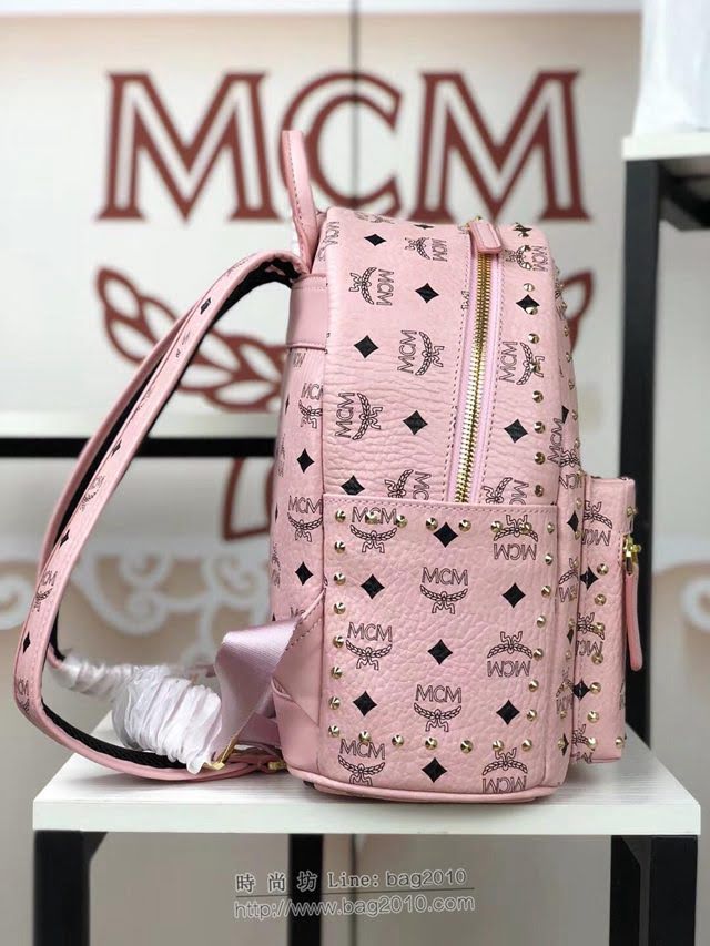 MCM雙肩包 原單 5917小號 夏季新款 純手工定制版 48k鍍金 MCM女後背包  mdmc1117